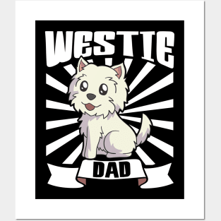 Westie Dad - West Highland Terrier Posters and Art